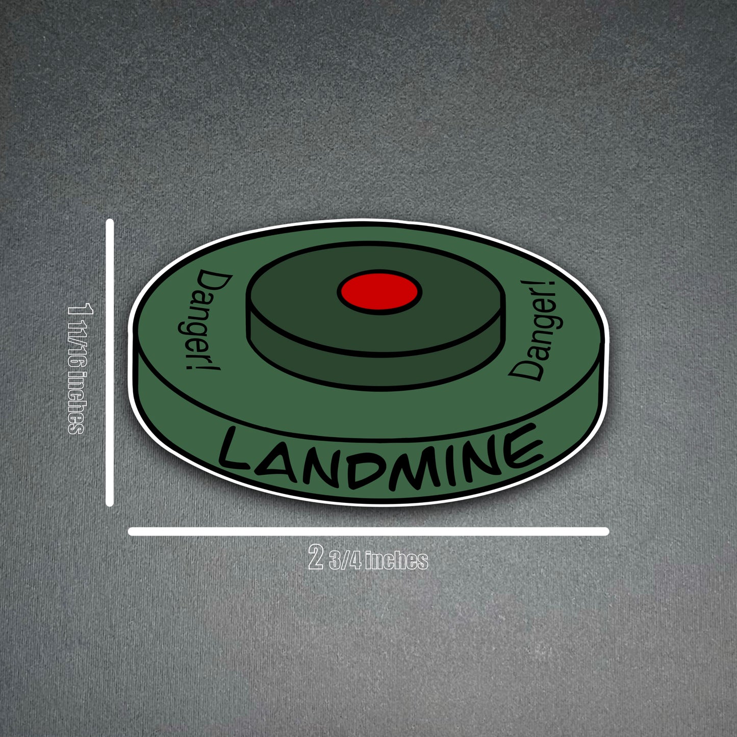 Landmine Sticker