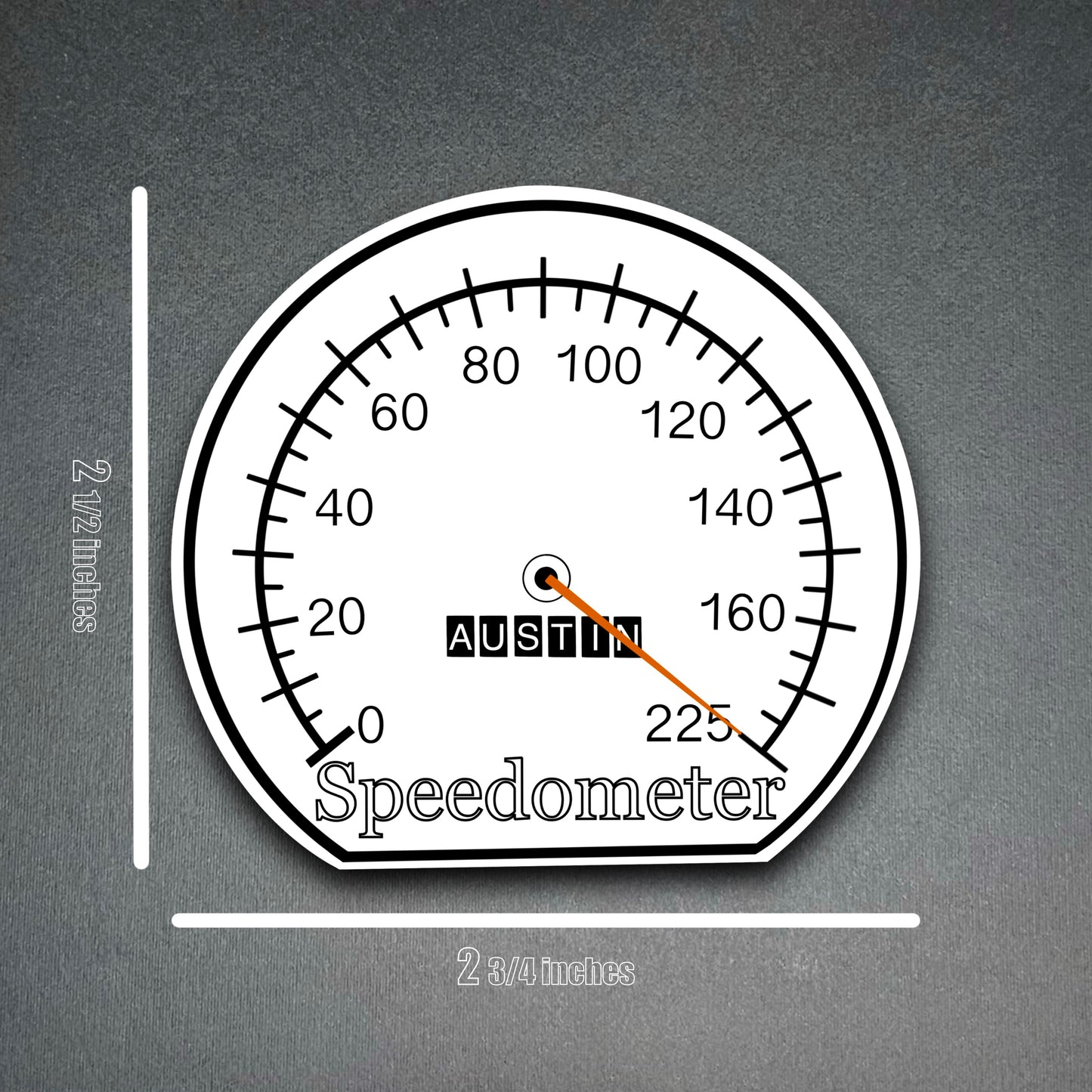Speedometer Sticker