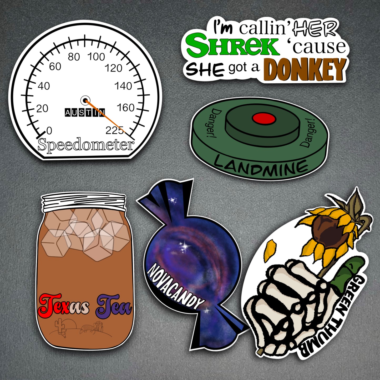 AUSTIN Sticker Pack