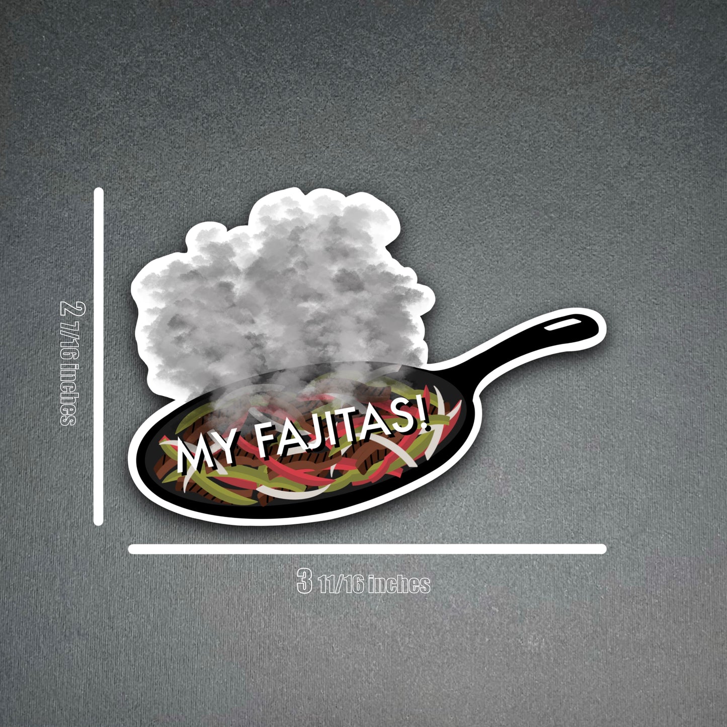 My Fajitas Sticker