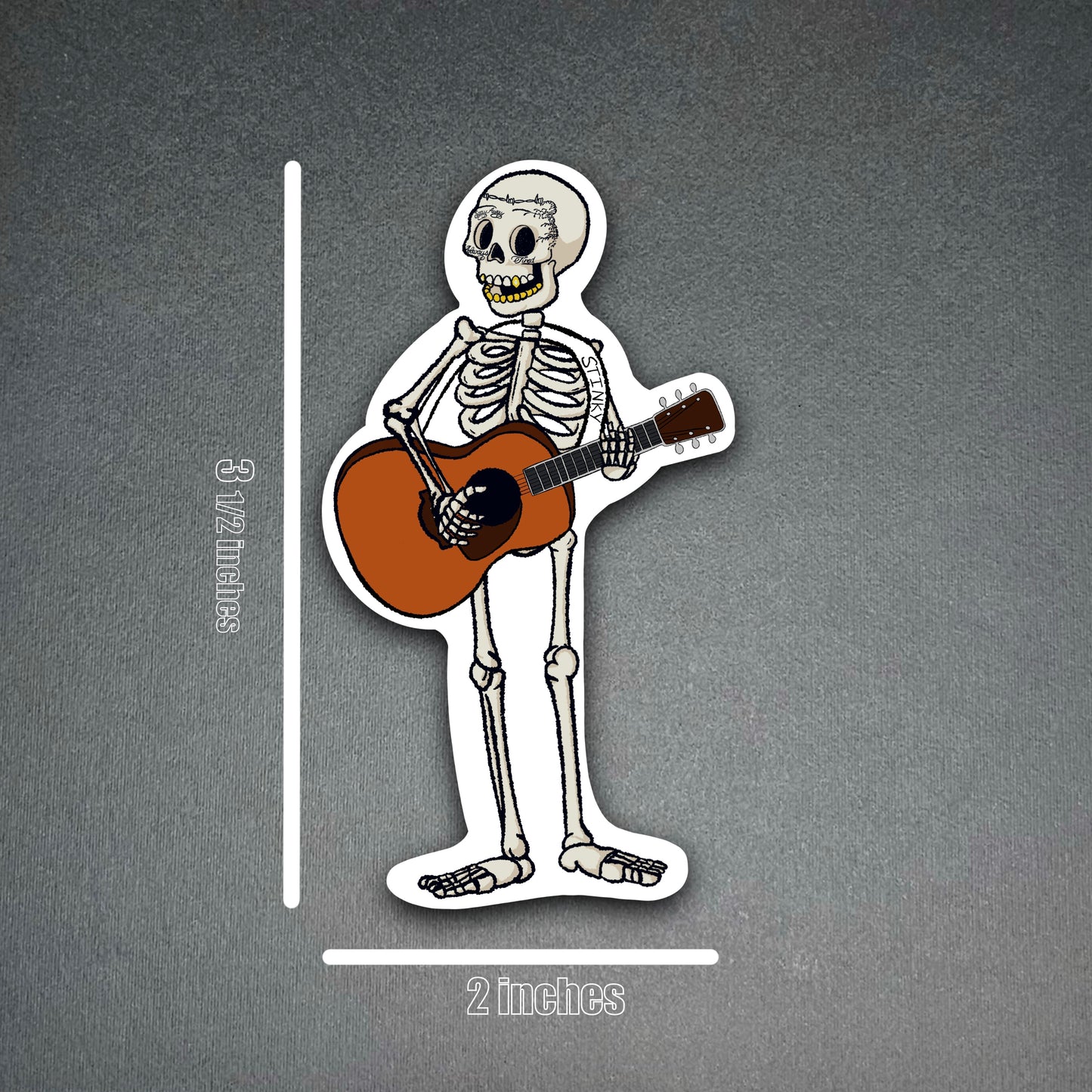 Guitar Posty Sticker