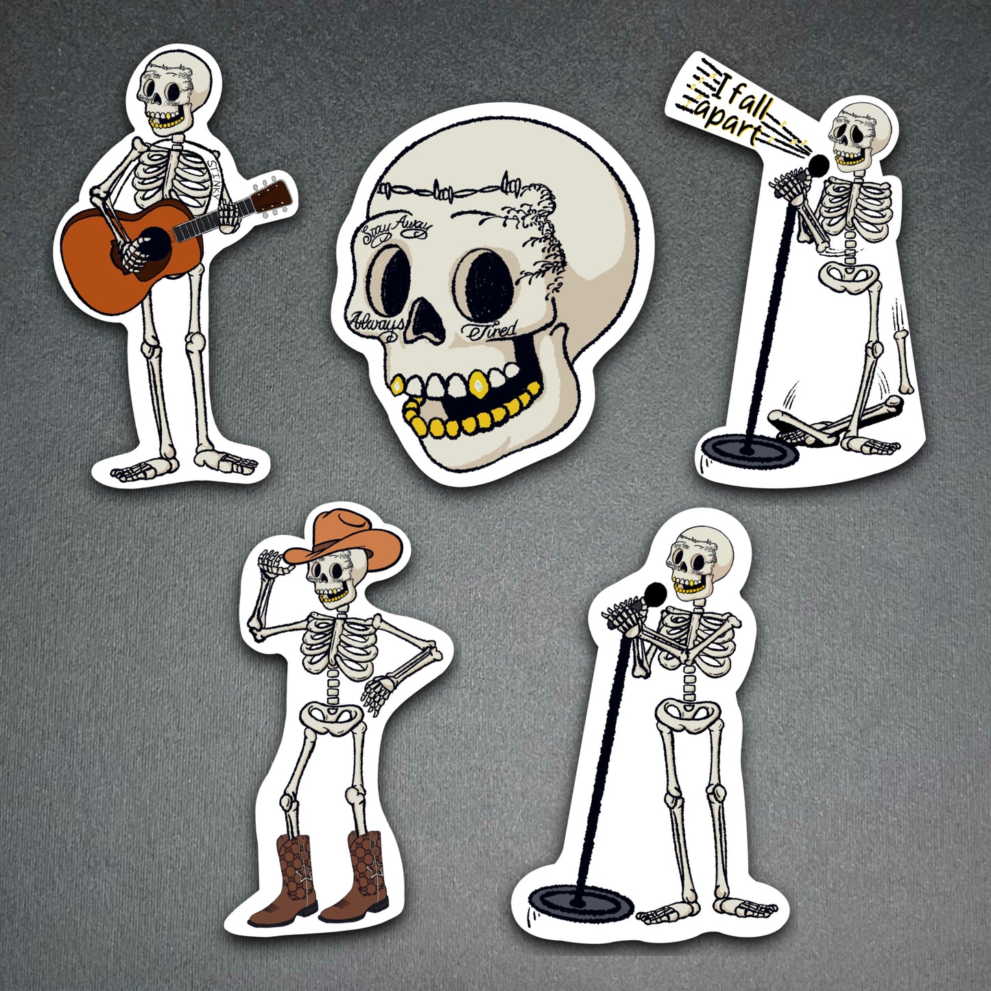 Posty Bones Sticker Pack