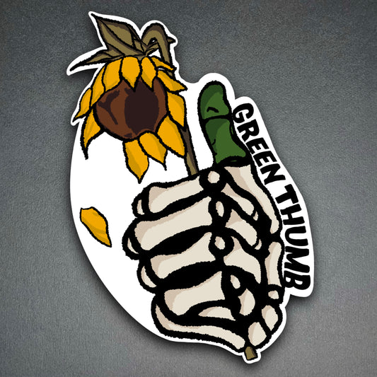 Green Thumb Sticker