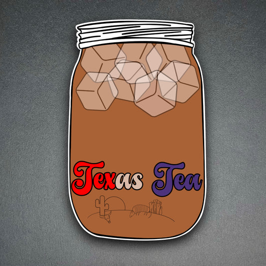 Texas Tea Sticker