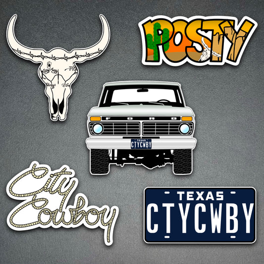Country Posty Sticker Pack