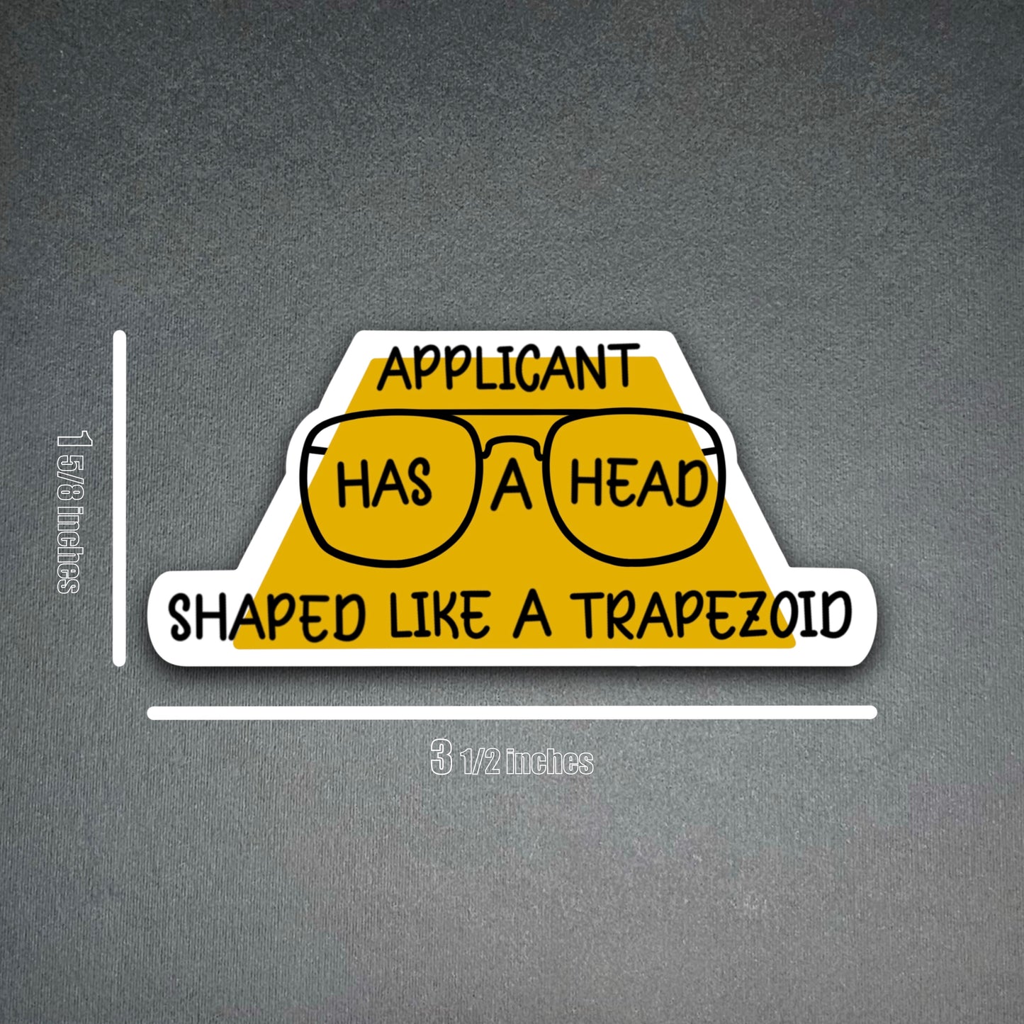 Trapezoid Head Sticker