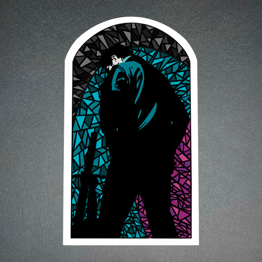 Stained Glass H’S B Sticker